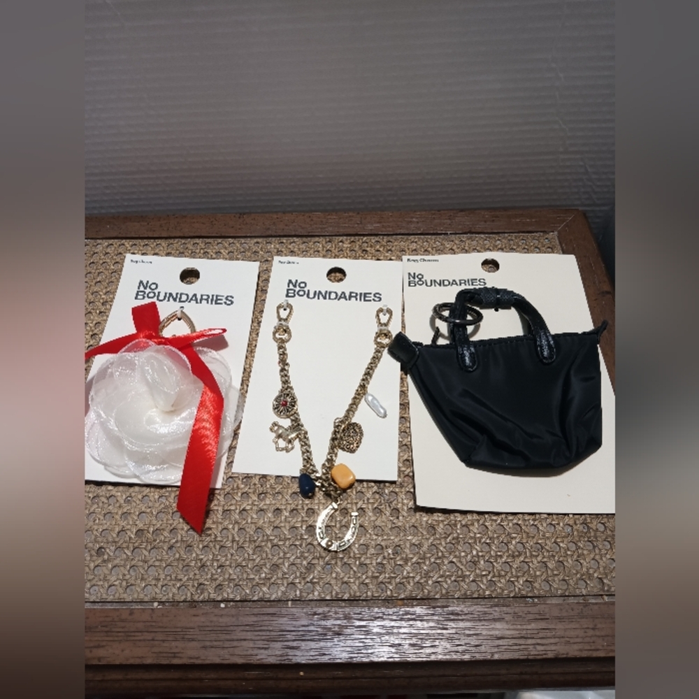 No Boundaries Bag Charms Bundle NEW